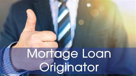 who is a loan originator.